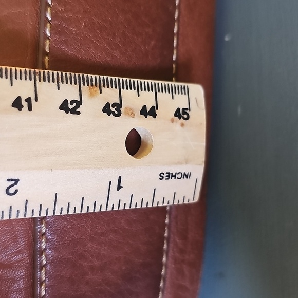 Liz Clayborne Genuine Leather Elegant Brown Women's Bag. Gold Hardware. - Picture 5 of 14